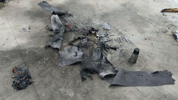 Результат попадания дрона в здание администрации Энергодара