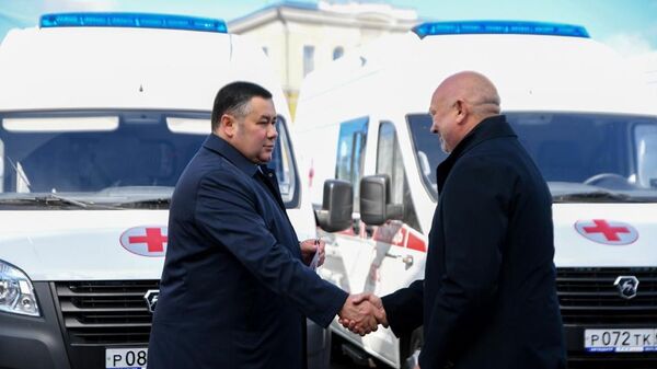 Муниципалитеты Тверской области получили новые машины скорой помощи