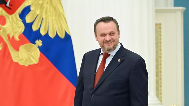 Губернатор Новгородской области Андрей Никитин перед началом заседания президиума Государственного Совета