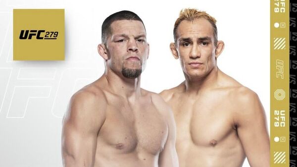 Афиша боя Диаса против Фергюсона на UFC 279