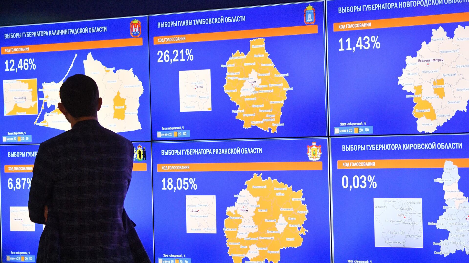 Tambov Region is the region with the highest turnout in the governorship elections