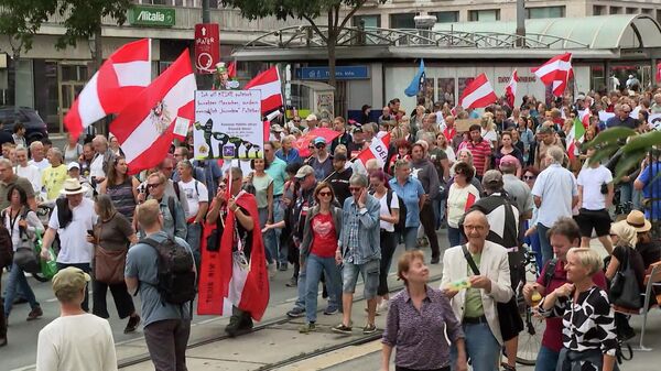 Санкции разрушают Европу: митинг в Вене против роста цен на электроэнергию