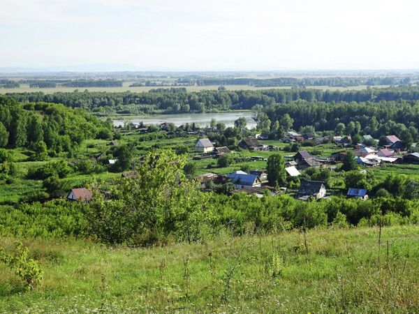 Сростки, вид с горы Пикет Сростки, вид с горы Пикет