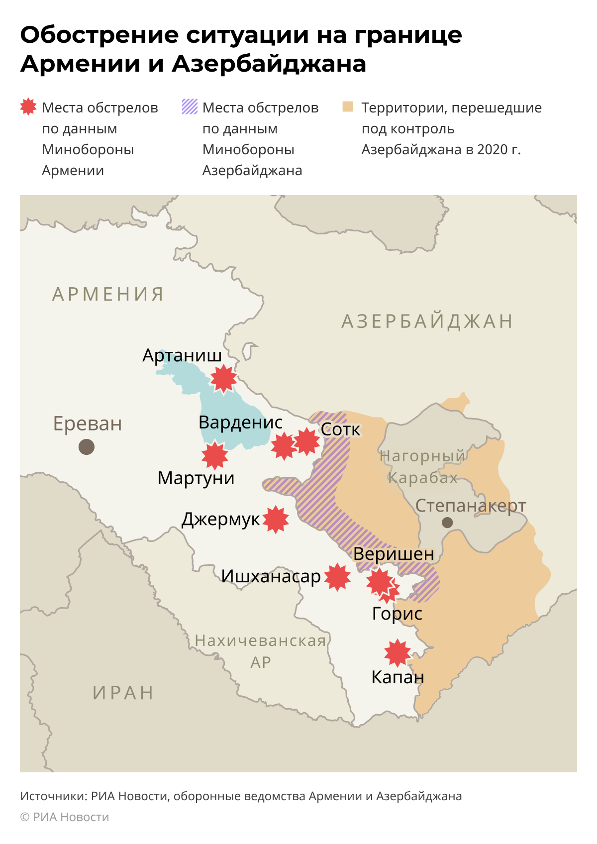Карта армении азербайджана