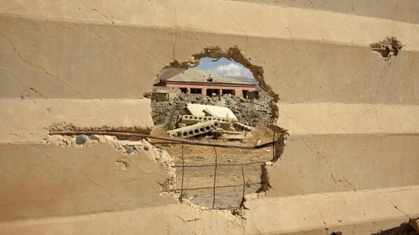 Разрушения после обстрелов в армянском селе Сотк