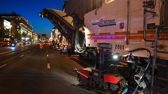 Замена асфальтобетонного покрытия в Москве