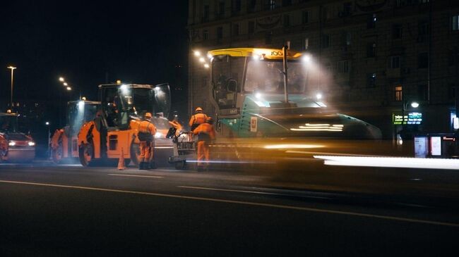 Обновление асфальтового покрытия в Москве