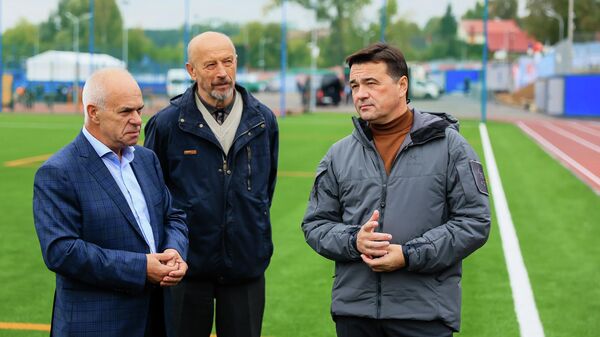 Воробьев проверил готовность к открытию стадиона в Звенигороде