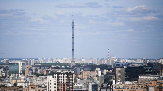 Останкинская телебашня в Москве