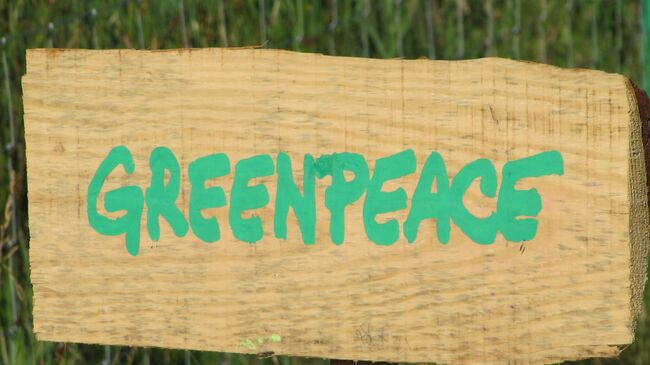 Логотип Greenpeace. Архивное фото.