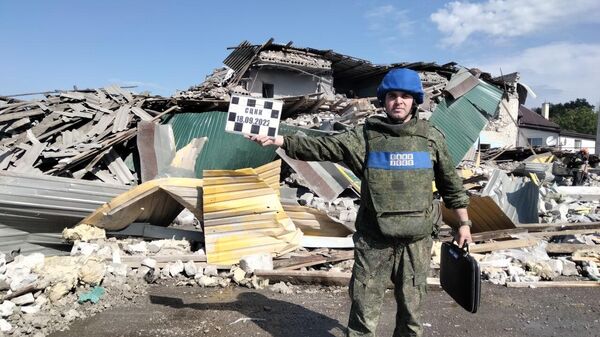 Последствия обстрела вооруженными формированиями Украины города Сватово, ЛНР
