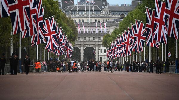 Вестминстерский дворец в Лондоне, где проходит прощание с королевой Великобритании Елизаветой II