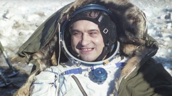 Советский космонавт Валерий Поляков