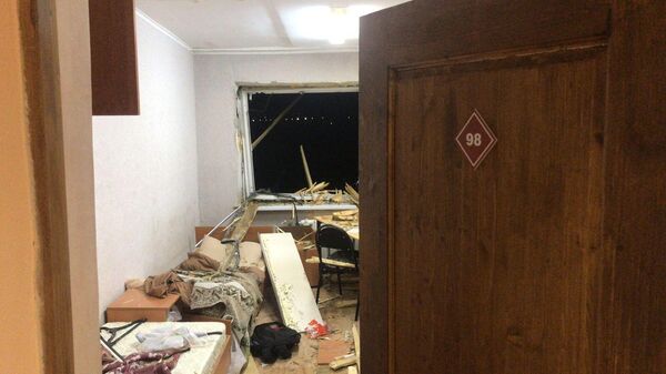 Последствия непогоды в общежитии в Курске