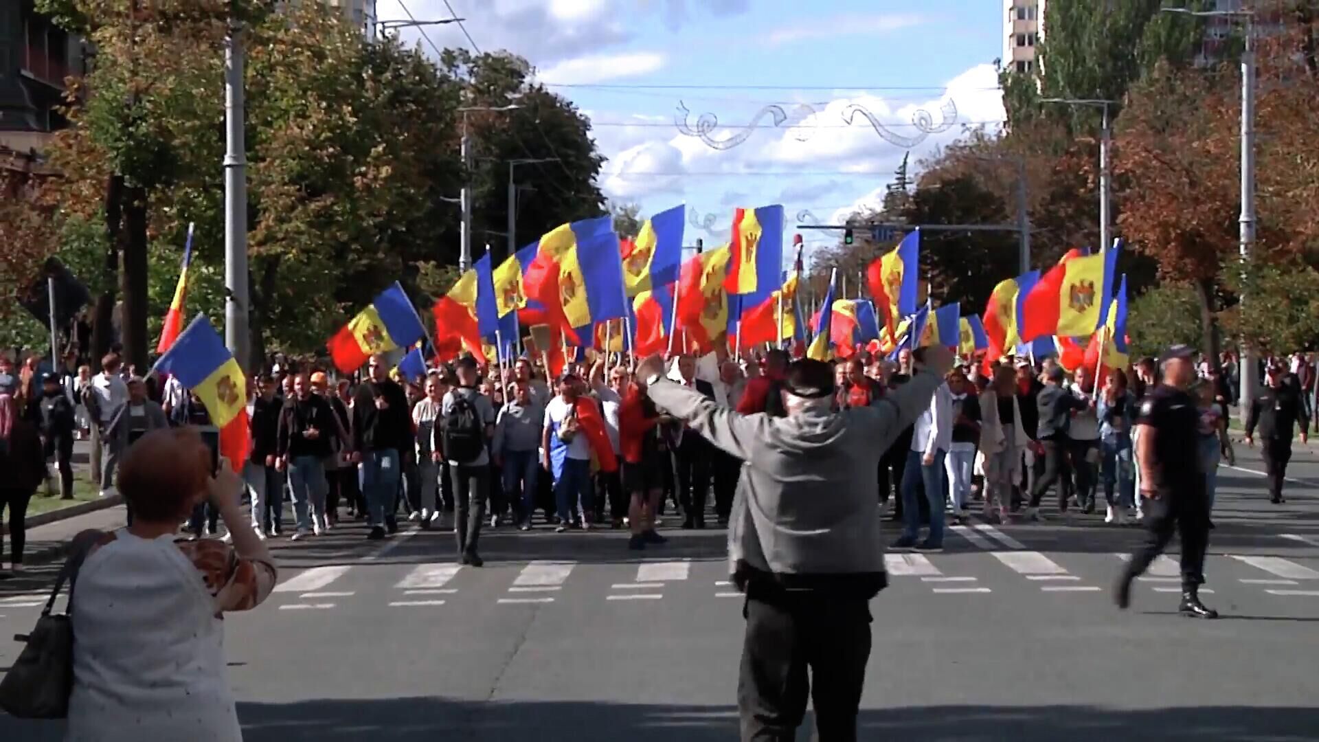 Жители Молдавии протестуют против роста цен - РИА Новости, 1920, 19.09.2022