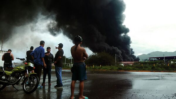Пожар на нефтеперерабатывающем заводе Пуэрто-ла-Крус