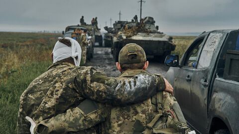 Раненые украинские военнослужащие