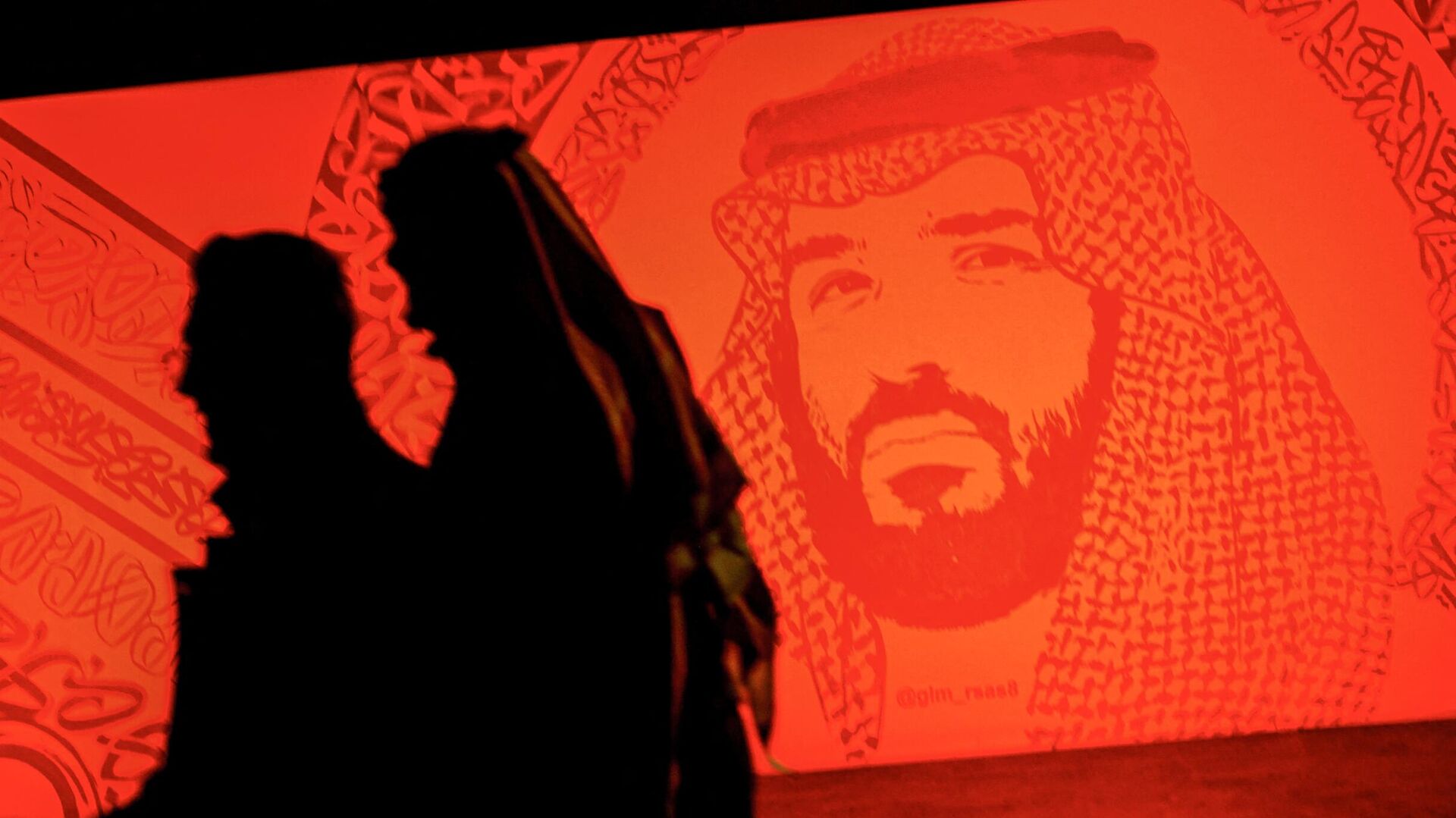 Портрет наследного принца Саудовской Аравии Мухаммеда бин Салмана на бульваре Эр-Рияд Сезон - РИА Новости, 1920, 21.09.2022