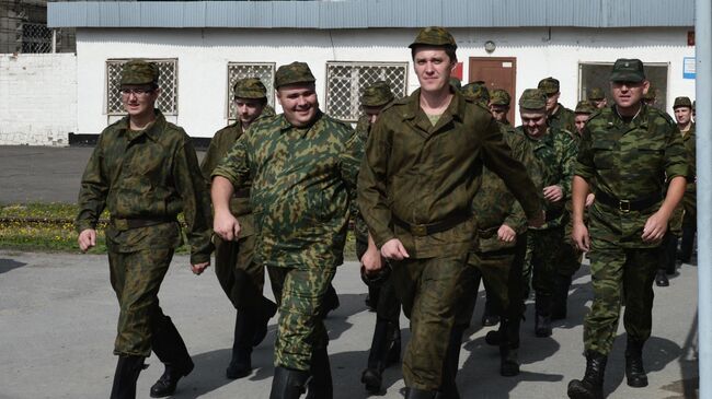 Военнослужащие запаса, призванные для прохождения военных сборов