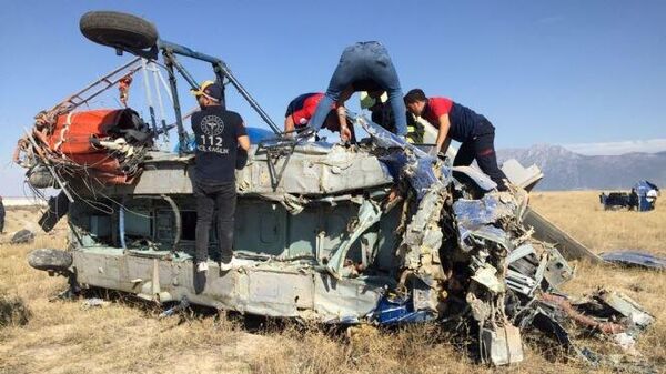 Крушение российского пожарного вертолета в Турции
