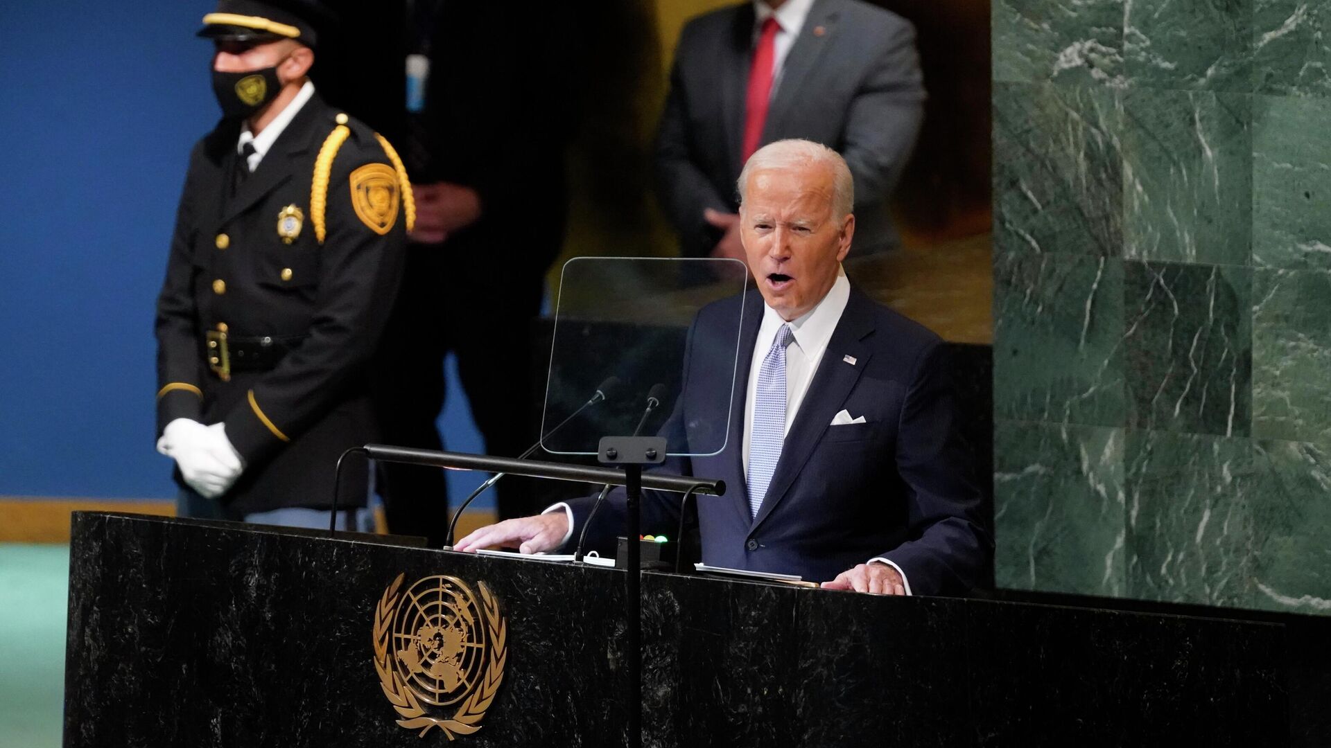 Президент США Джо Байден выступает на 77-й сессии Генеральной Ассамблеи ООН - РИА Новости, 1920, 21.09.2022