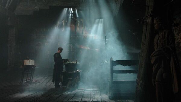 Shot from the movie Viy 3D