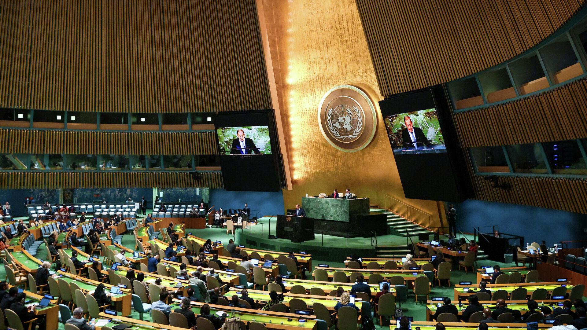 Выступление министра иностранных дел РФ Сергея Лаврова на 77-й сессии Генеральной Ассамблеи ООН - РИА Новости, 1920, 28.03.2023
