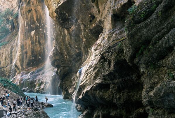 Чегемские водопады в Кабардино-Балкарской республики