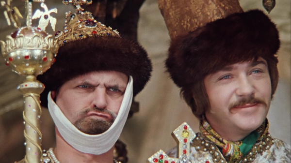     Shot from the movie, Ivan Vasilievich changes his profession 
