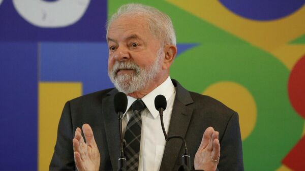 Бразильский государственный деятель и политик Луис Инасиу Лула да Силва 