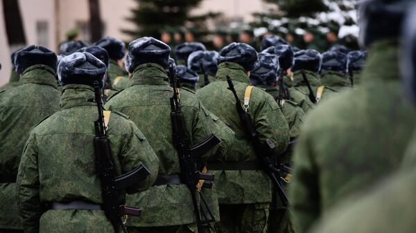 Мужчины, призванные в рамках частичной мобилизации в России