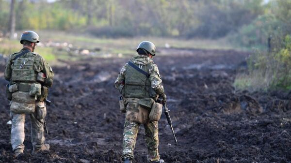 Бойцы НМ ЛНР в зоне проведения специальной военной операции
