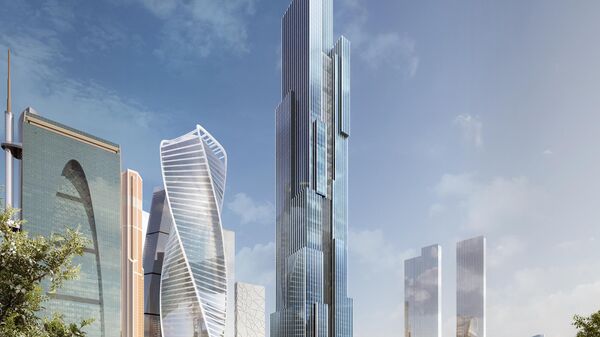 Проект 400-метрового небоскреба в Москва-Сити