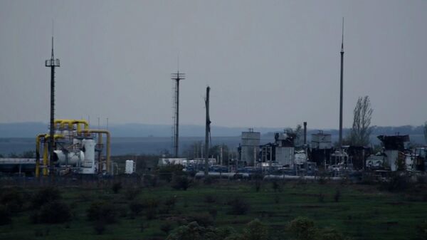 Станция переработки газа в Бахмутском районе, превращенная ВСУ в крепость