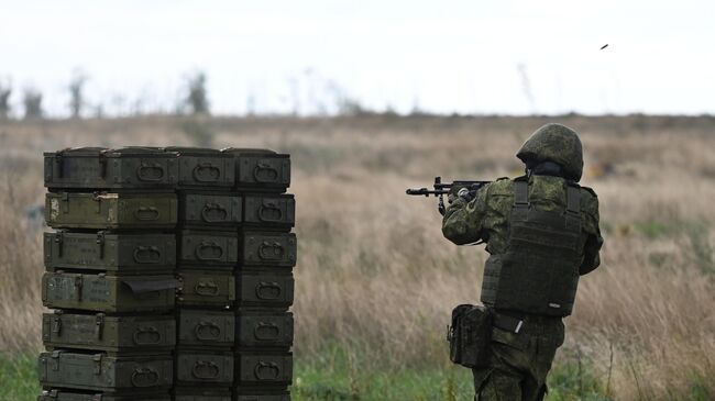 Мужчина, призванный на военную службу в ходе частичной мобилизации