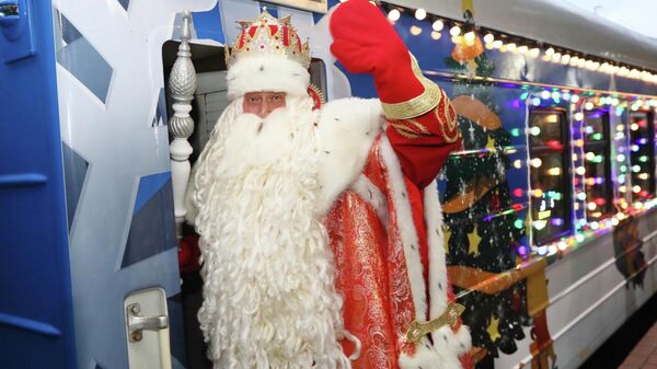 РЖД представили Поезд Деда Мороза, который отправится в рейс по 100 городам России
