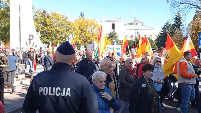  Протесты в Варшаве против роста цен на электроэнергию