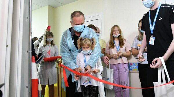 Открытие госпитальной школы в Кузбассе 