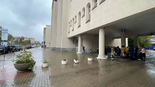 Эвакуация в здании правительства Белгородской области