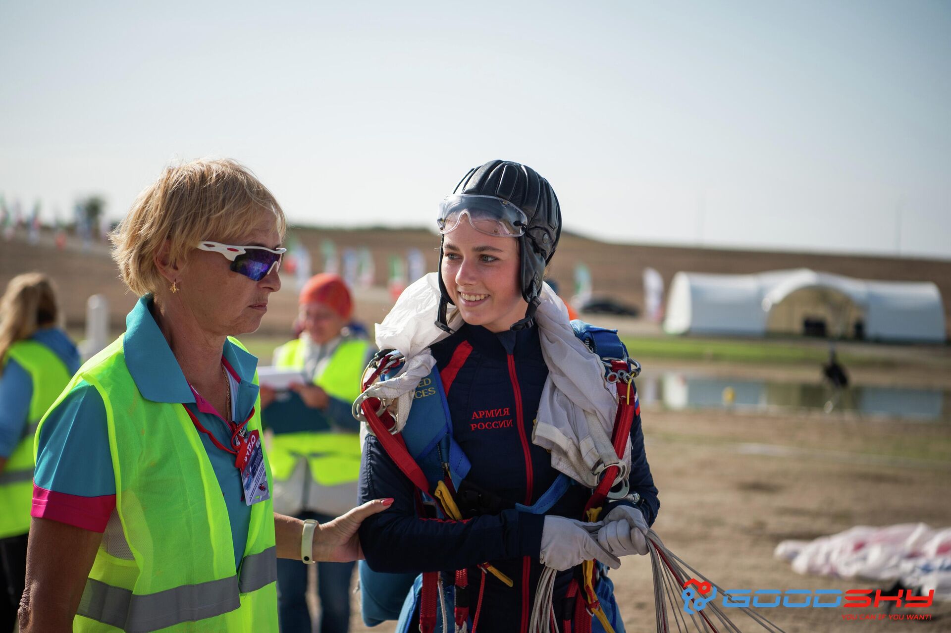 Международные соревнования по парашютному спорту в Чечне Международные соревнования по парашютному спорту в Чечне - РИА Новости, 1920, 10.10.2022