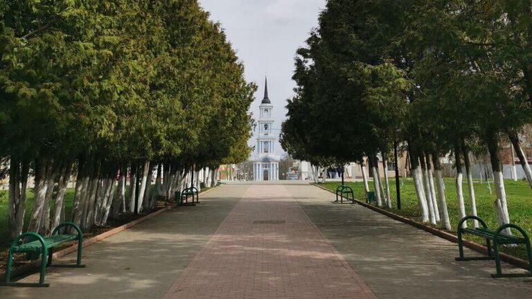 Николаевская колокольня в городе Венев