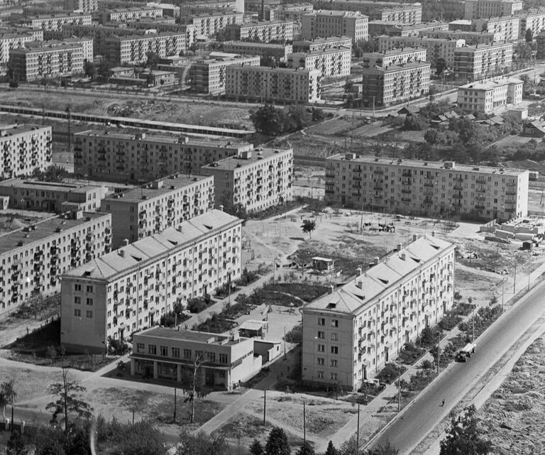 Район жилой застройки на западе Москвы Фили-Мазилово 