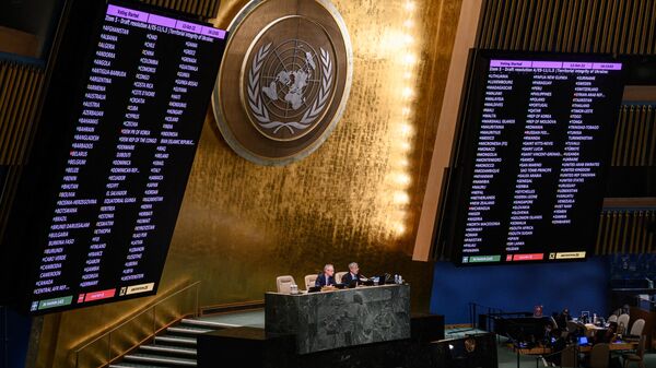 Результаты голосования в ГА ООН за антироссийскую резолюцию, не признающую референдумы в ДНР, ЛНР, Херсонской и Запорожской областях