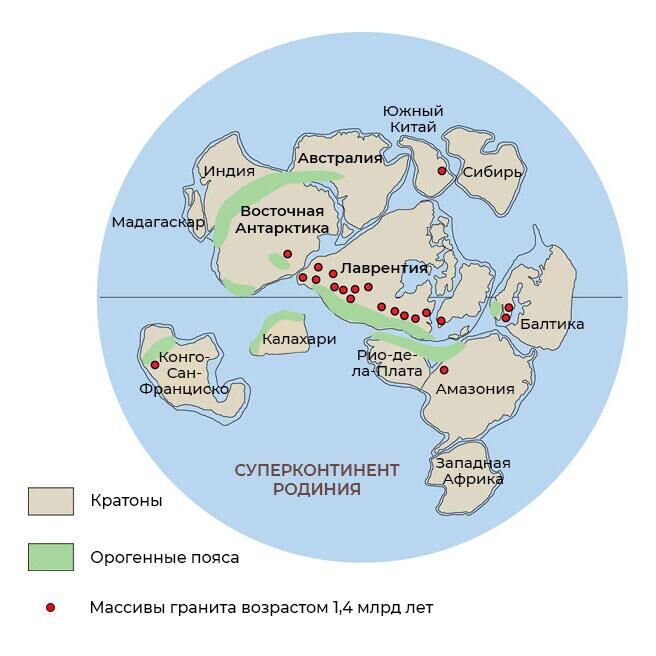 Суперконтинент Родиния - РИА Новости, 1920, 12.10.2022