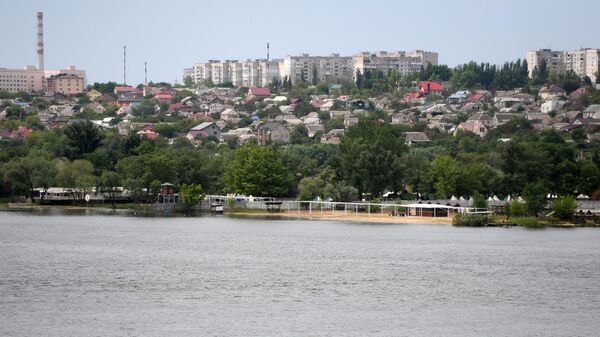 Вид на реку Днепр и город Херсон. Архивное фото