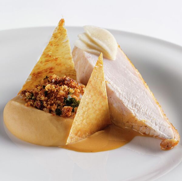 Грудка цыпленка с брюквой Грудка цыпленка с брюквой