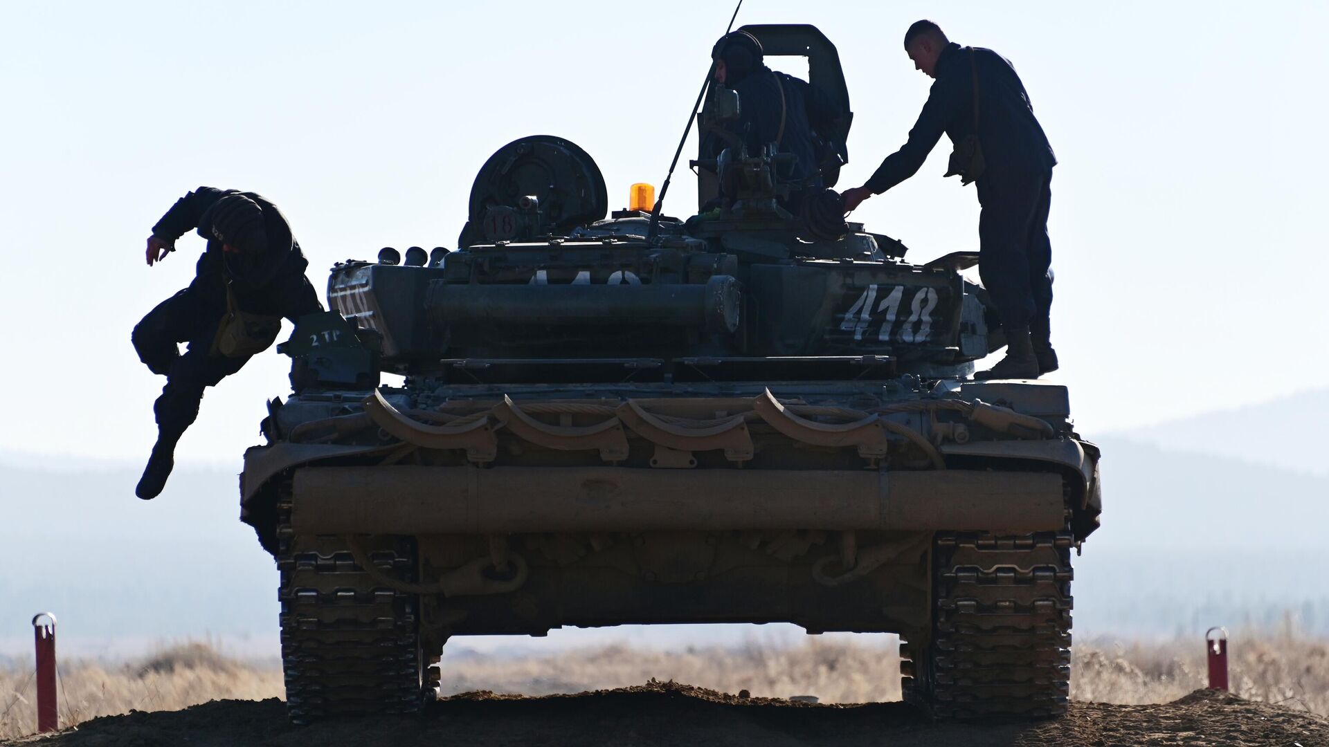 Военнослужащие из числа мобилизованных на занятиях по военной подготовке - РИА Новости, 1920, 21.10.2022