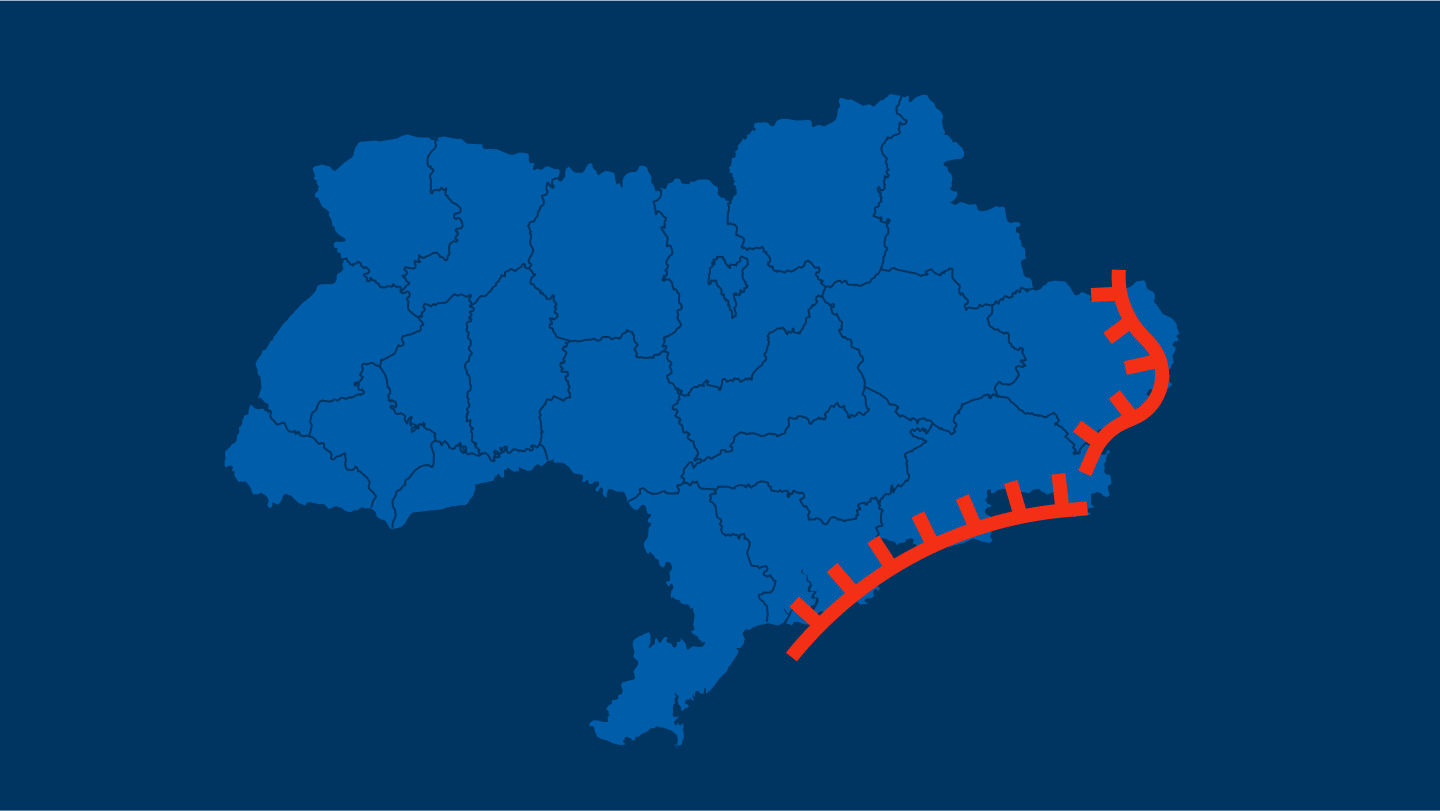 Карта спецоперации Вооруженных сил России на Украине