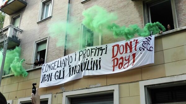 Мы не платим. Митинг в Болонье против роста стоимости жизни