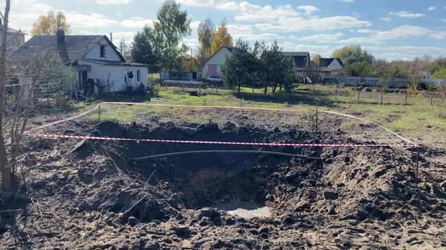 Последствия обстрела со стороны Украины в Белгородской области